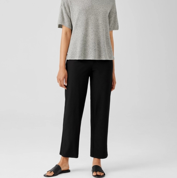 Eileen Fisher Pants - Eileen Fisher Washable wide leg Crepe Pant black size m